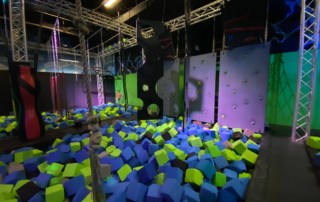 Foam pit and ramp